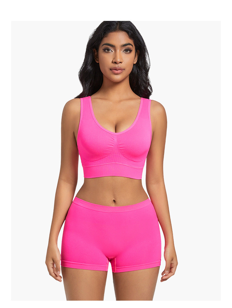 Sports Bra Back Beauty Full Coverage In Nylon Fabric Suitable For All Seasons