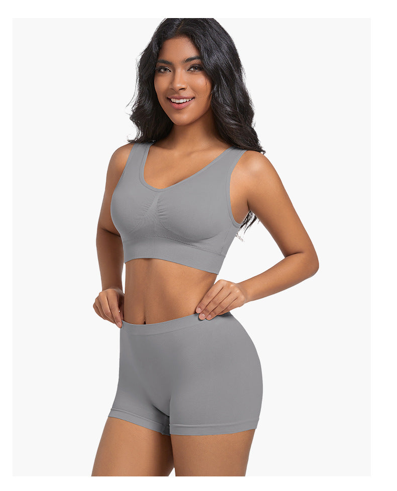 Sports Bra Back Beauty Full Coverage In Nylon Fabric Suitable For All Seasons
