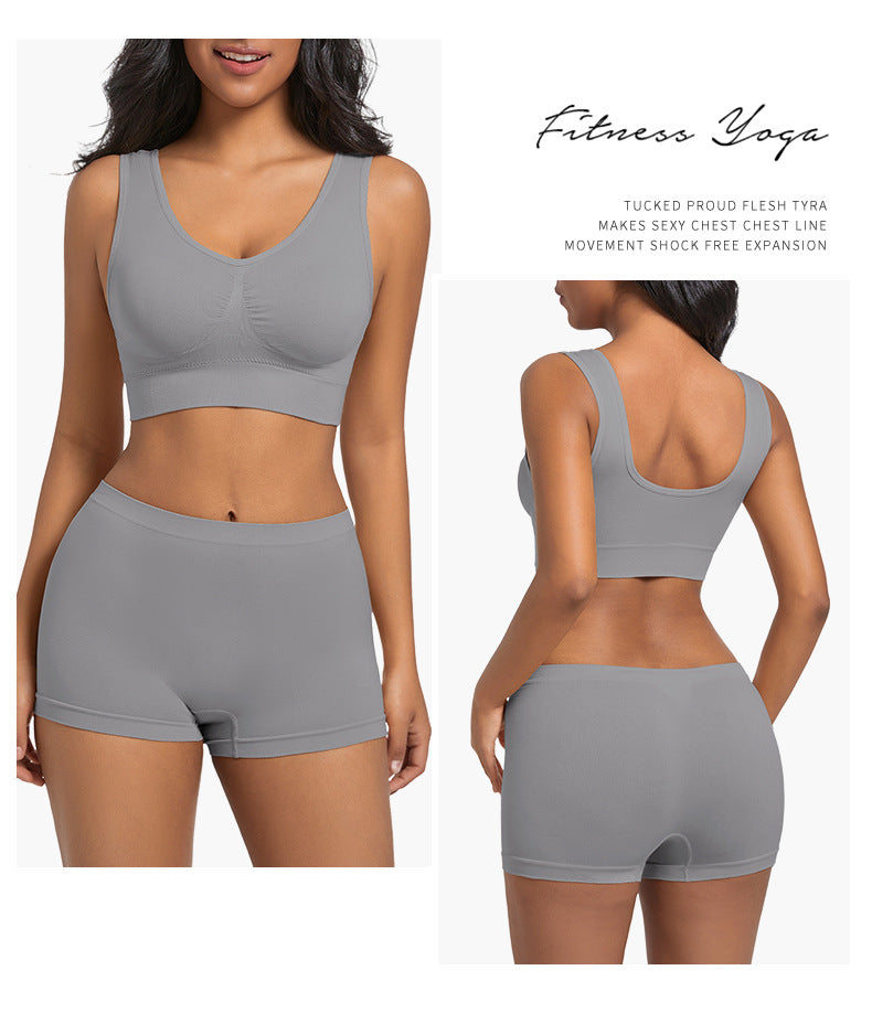 Sports Bra Back Beauty Full Coverage In Nylon Fabric Suitable For All Seasons