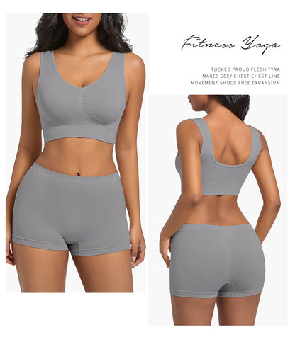 Sports Bra Back Beauty Full Coverage In Nylon Fabric Suitable For All Seasons