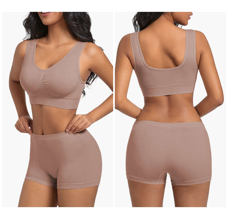 Sports Bra Back Beauty Full Coverage In Nylon Fabric Suitable For All Seasons