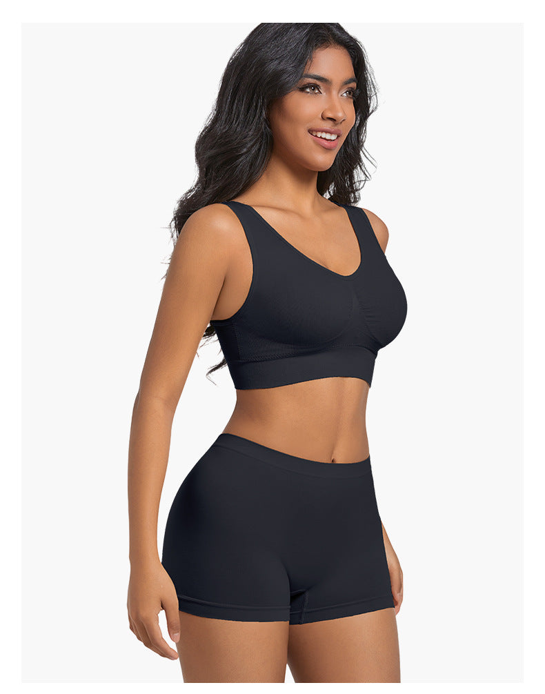 Sports Bra Back Beauty Full Coverage In Nylon Fabric Suitable For All Seasons