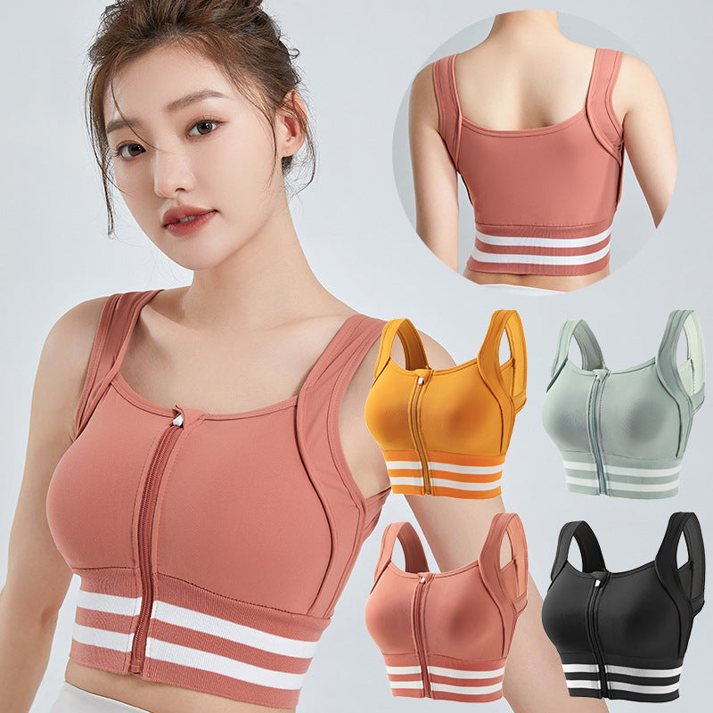 Push Up Sports Bra For Women In Nylon Fabric, Full Coverage Design Suitable For All Seasons