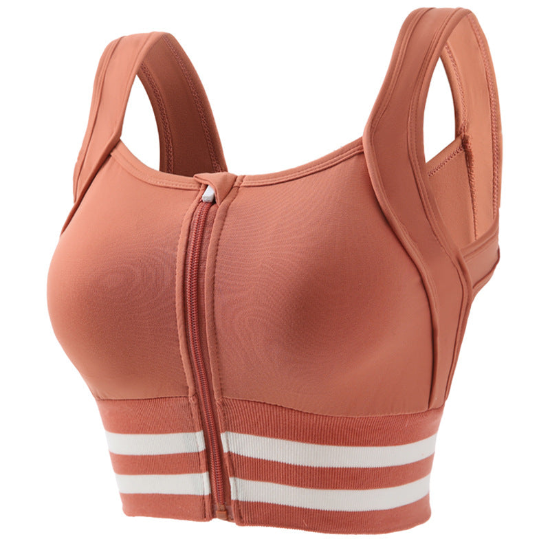 Push Up Sports Bra For Women In Nylon Fabric, Full Coverage Design Suitable For All Seasons