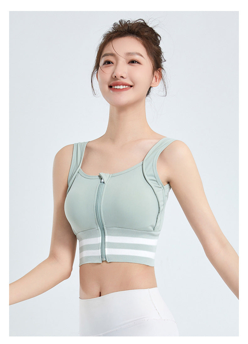 Push Up Sports Bra For Women In Nylon Fabric, Full Coverage Design Suitable For All Seasons