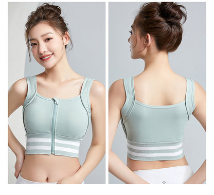 Push Up Sports Bra For Women In Nylon Fabric, Full Coverage Design Suitable For All Seasons