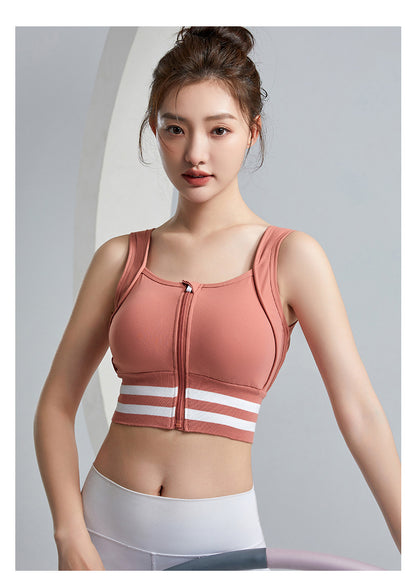 Push Up Sports Bra For Women In Nylon Fabric, Full Coverage Design Suitable For All Seasons