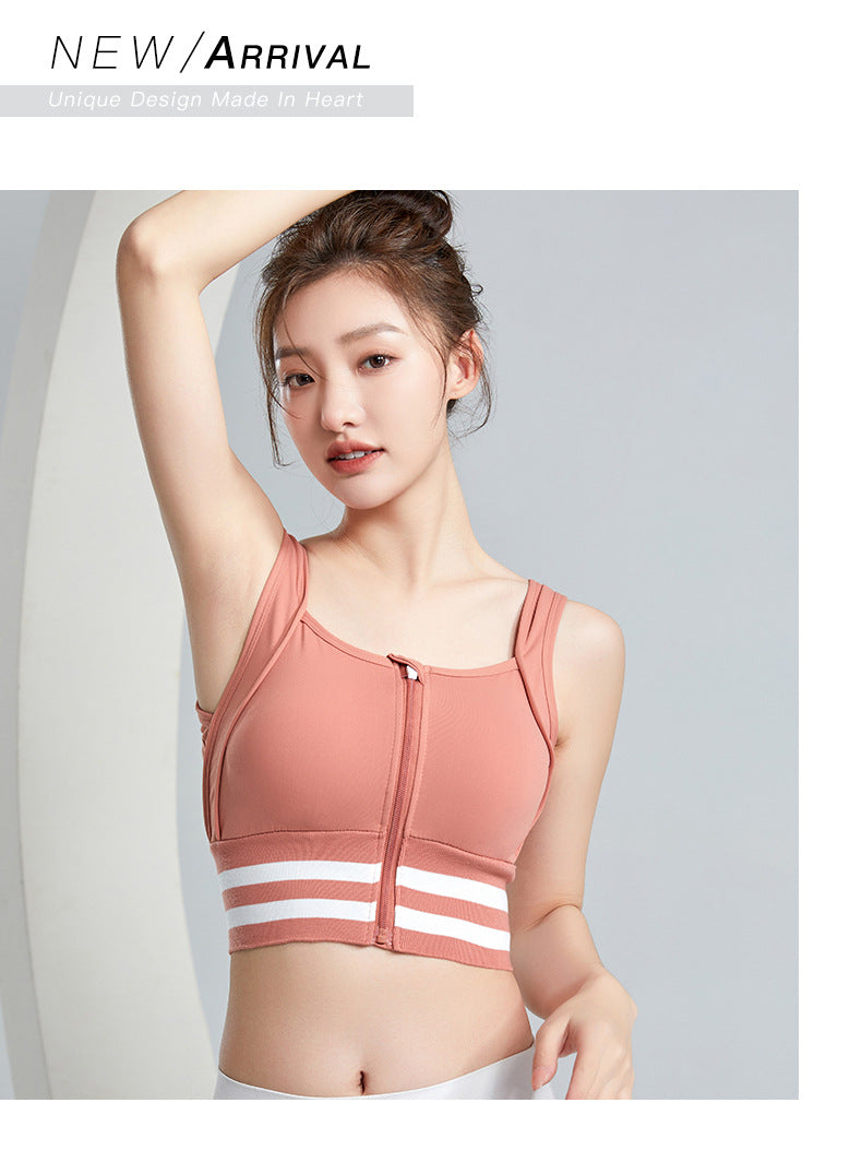 Push Up Sports Bra For Women In Nylon Fabric, Full Coverage Design Suitable For All Seasons