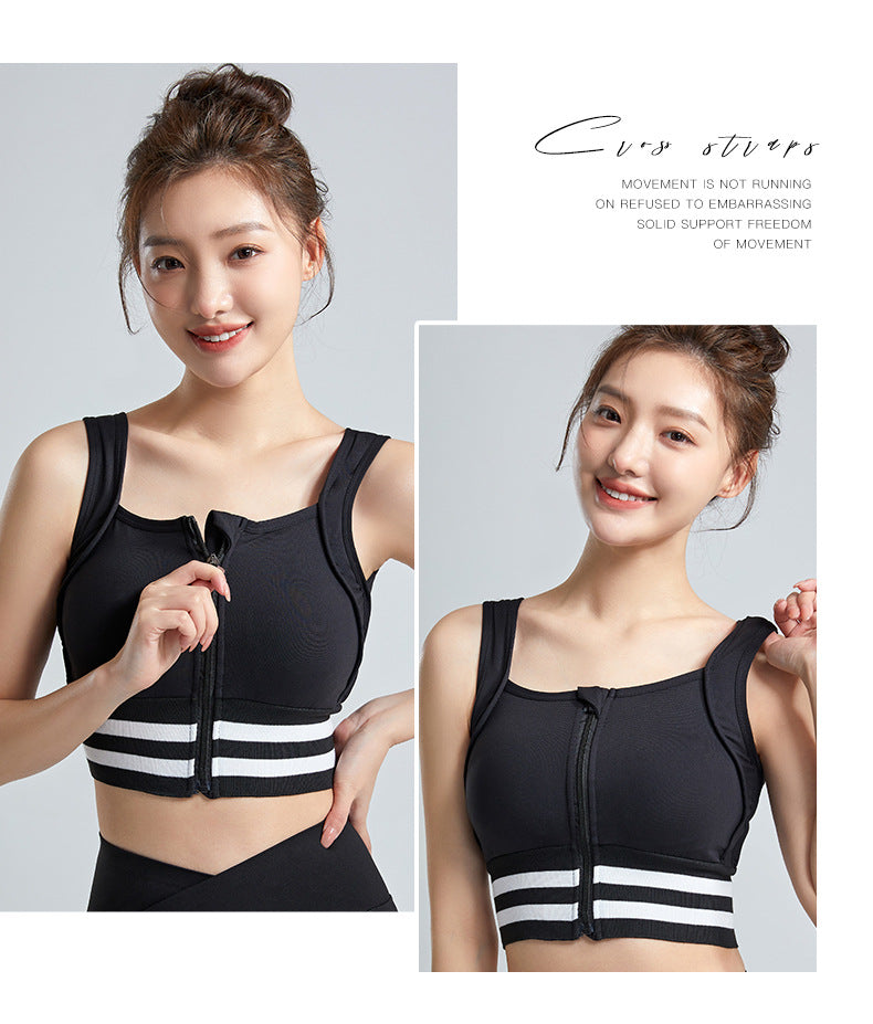 Push Up Sports Bra For Women In Nylon Fabric, Full Coverage Design Suitable For All Seasons