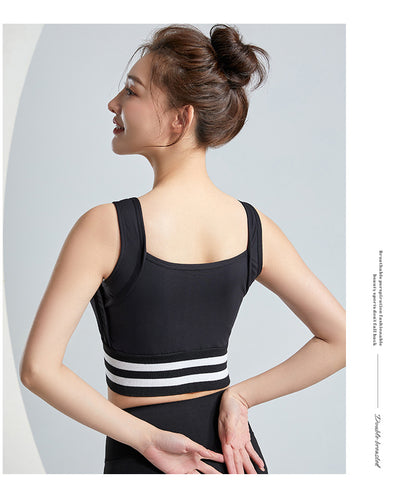 Push Up Sports Bra For Women In Nylon Fabric, Full Coverage Design Suitable For All Seasons