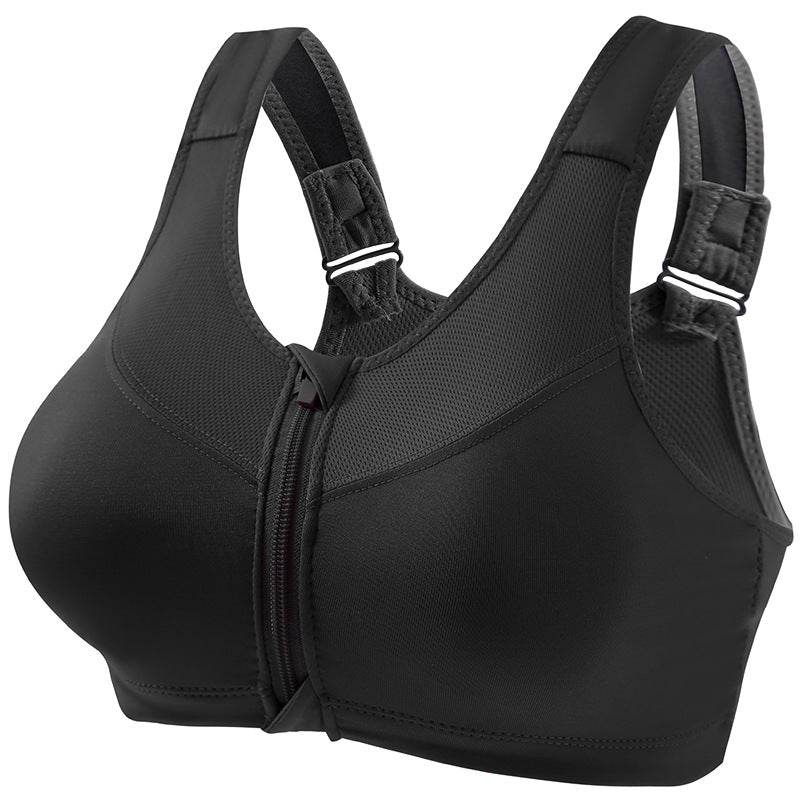 All-Season Running Sports Bra With Full Coverage, Made Of Durable Polyester For Optimal Support