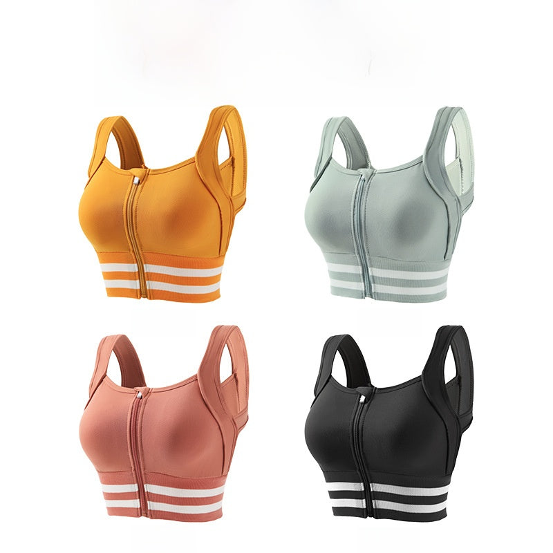 Push Up Sports Bra For Women In Nylon Fabric, Full Coverage Design Suitable For All Seasons
