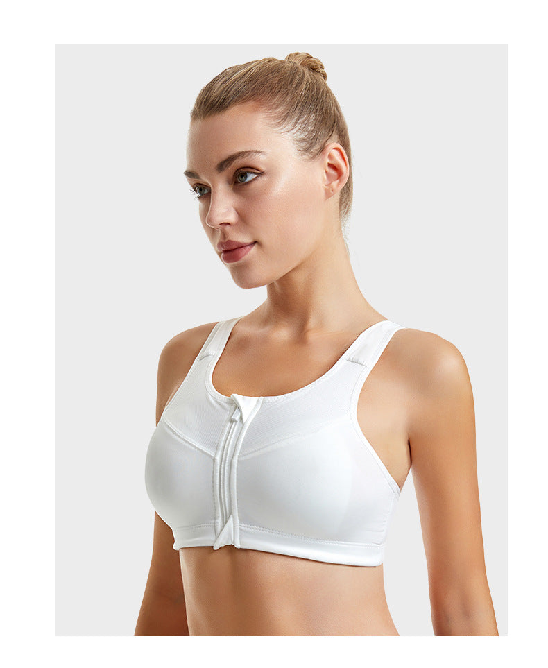 All-Season Running Sports Bra With Full Coverage, Made Of Durable Polyester For Optimal Support