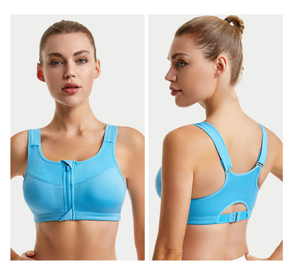 All-Season Running Sports Bra With Full Coverage, Made Of Durable Polyester For Optimal Support