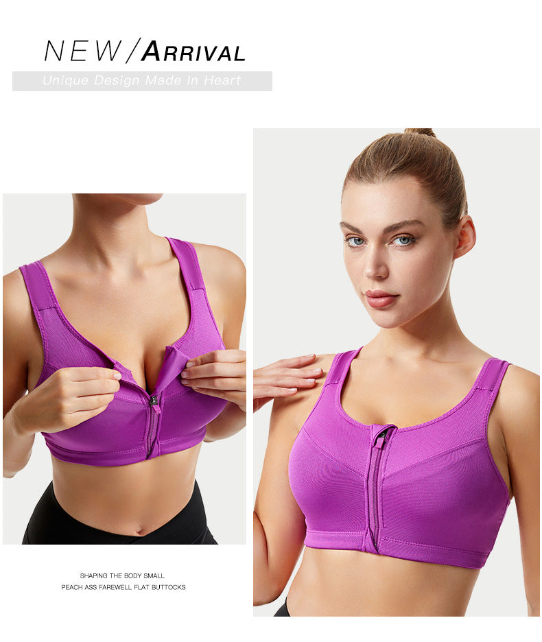 All-Season Running Sports Bra With Full Coverage, Made Of Durable Polyester For Optimal Support
