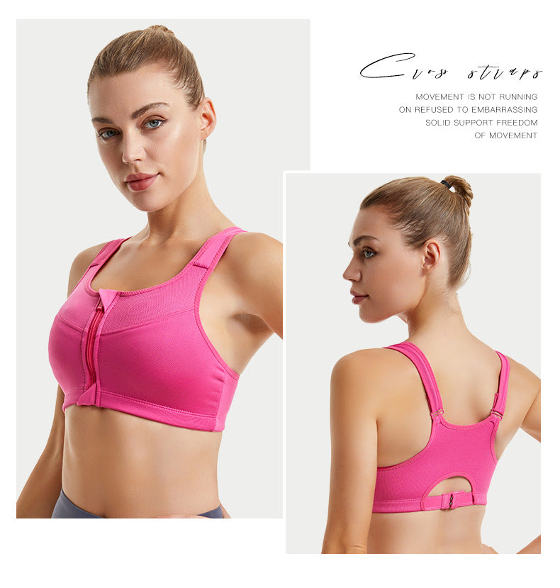All-Season Running Sports Bra With Full Coverage, Made Of Durable Polyester For Optimal Support