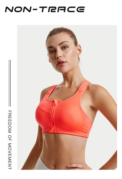 All-Season Running Sports Bra With Full Coverage, Made Of Durable Polyester For Optimal Support