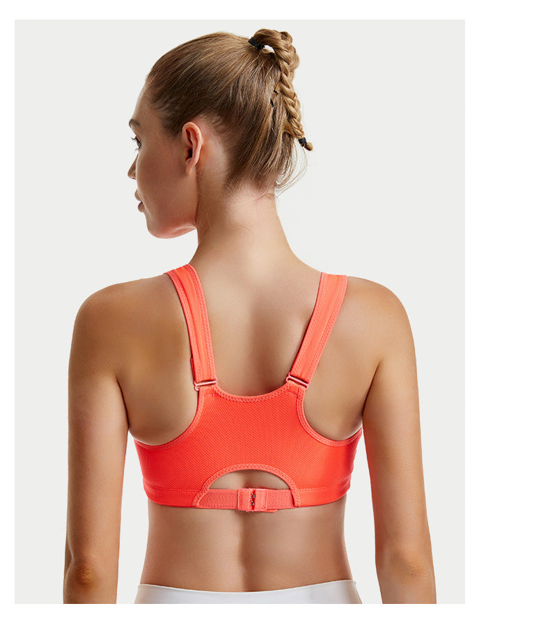 All-Season Running Sports Bra With Full Coverage, Made Of Durable Polyester For Optimal Support