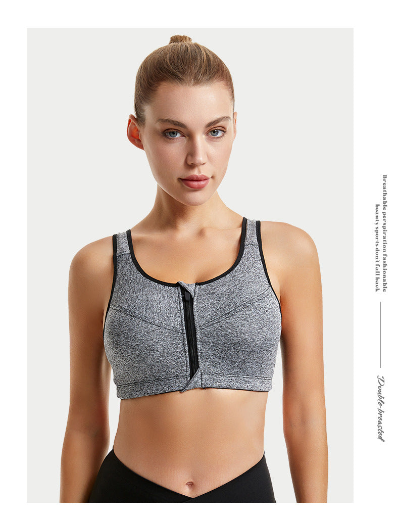 All-Season Running Sports Bra With Full Coverage, Made Of Durable Polyester For Optimal Support