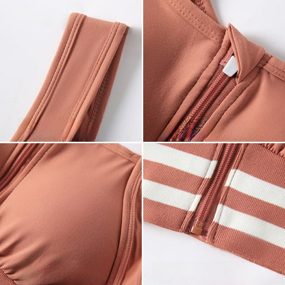 Push Up Sports Bra For Women In Nylon Fabric, Full Coverage Design Suitable For All Seasons