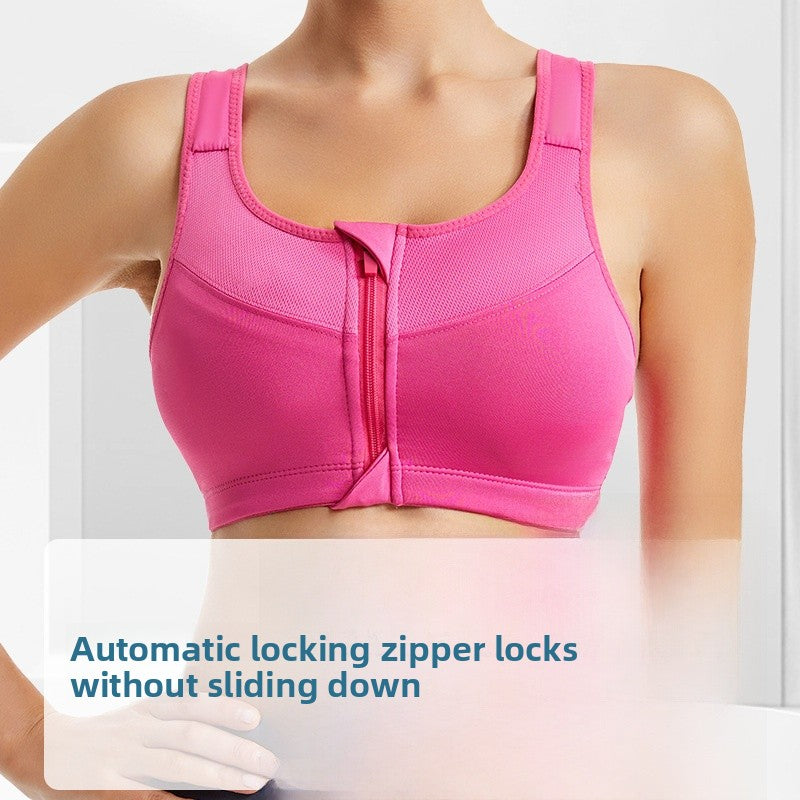 All-Season Running Sports Bra With Full Coverage, Made Of Durable Polyester For Optimal Support