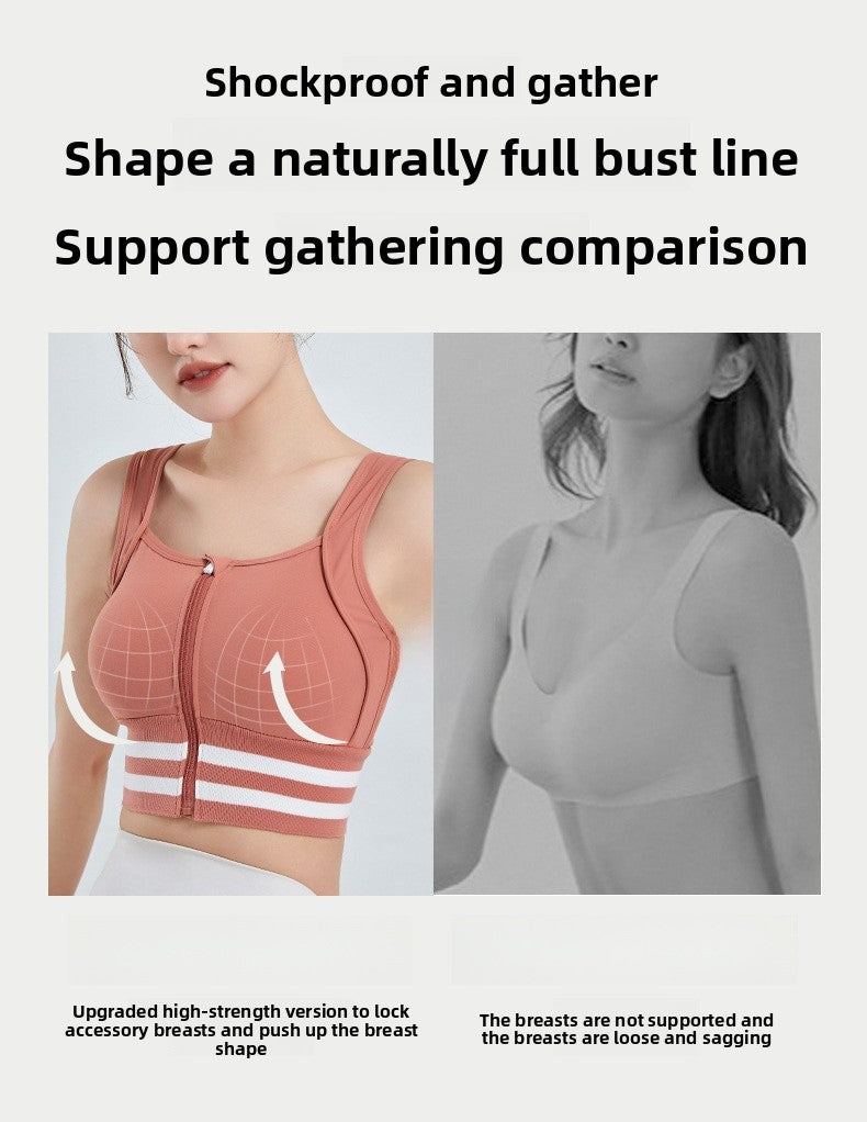 Push Up Sports Bra For Women In Nylon Fabric, Full Coverage Design Suitable For All Seasons