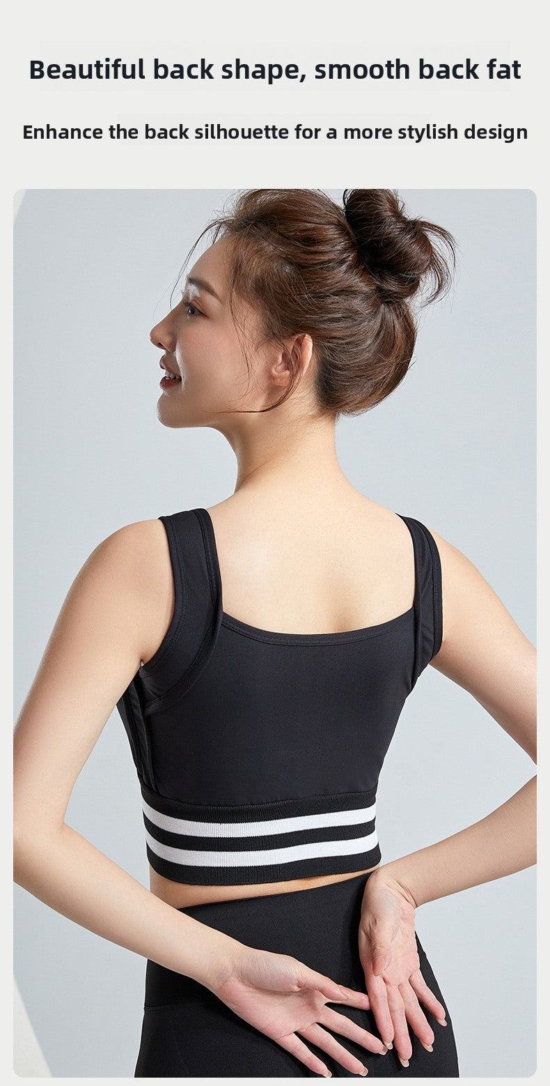 Push Up Sports Bra For Women In Nylon Fabric, Full Coverage Design Suitable For All Seasons
