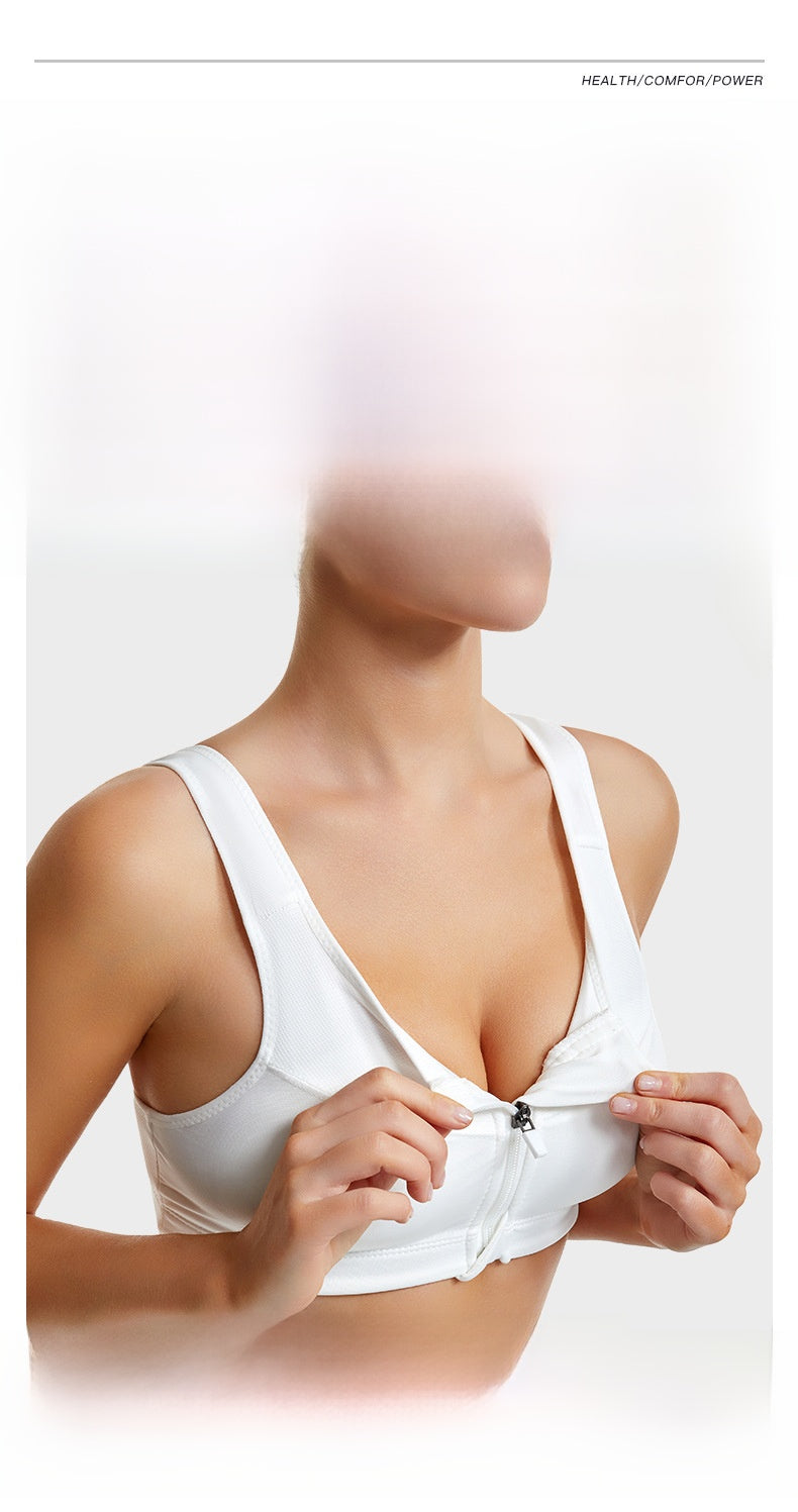 All-Season Running Sports Bra With Full Coverage, Made Of Durable Polyester For Optimal Support