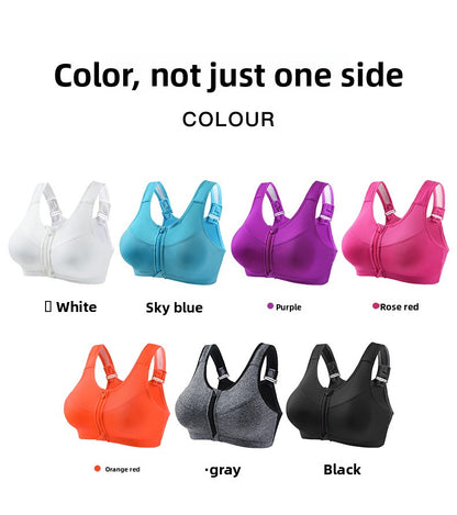 All-Season Running Sports Bra With Full Coverage, Made Of Durable Polyester For Optimal Support