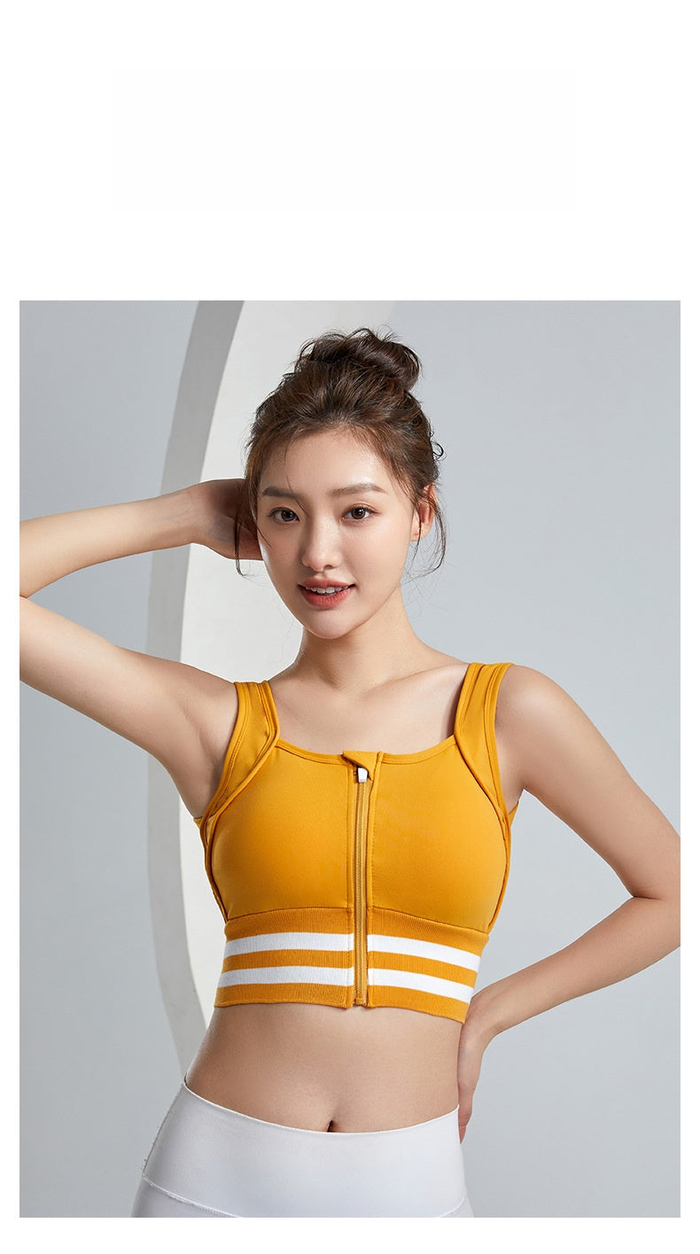 Push Up Sports Bra For Women In Nylon Fabric, Full Coverage Design Suitable For All Seasons