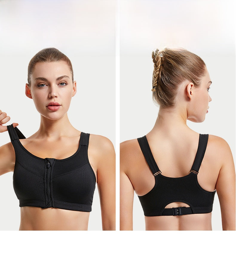 All-Season Running Sports Bra With Full Coverage, Made Of Durable Polyester For Optimal Support