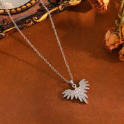 Silver Wing Necklace T032