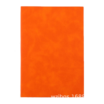 Solid Color Business Notebook With Artificial Leather Cover, Durable And Professional
