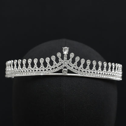 Elegant Alloy Crown Hair Accessory Perfect For Special Occasions And Formal Events
