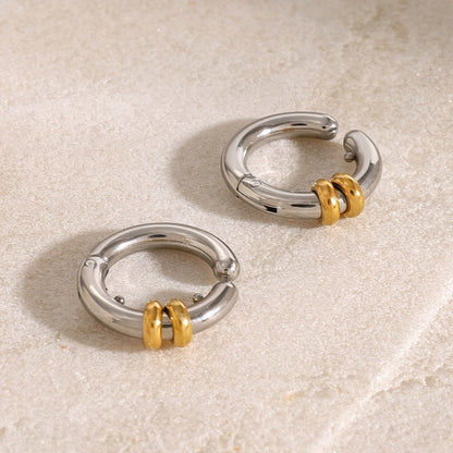 For Earrings Made Of Brass In Elegant Golden Finish