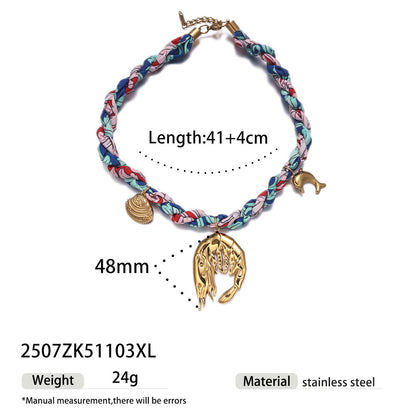 Animal Pattern Necklace For Style Featuring Durable Titanium Steel In Steel Color