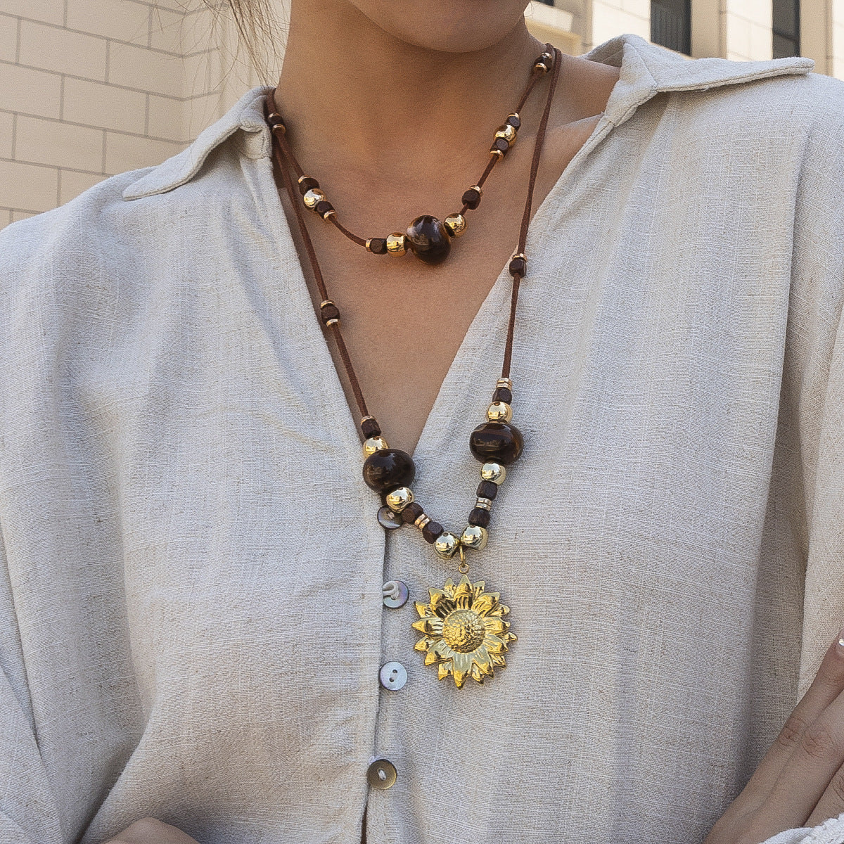 For Long Necklace Featuring Acrylic Material, Stylish And Lightweight Design