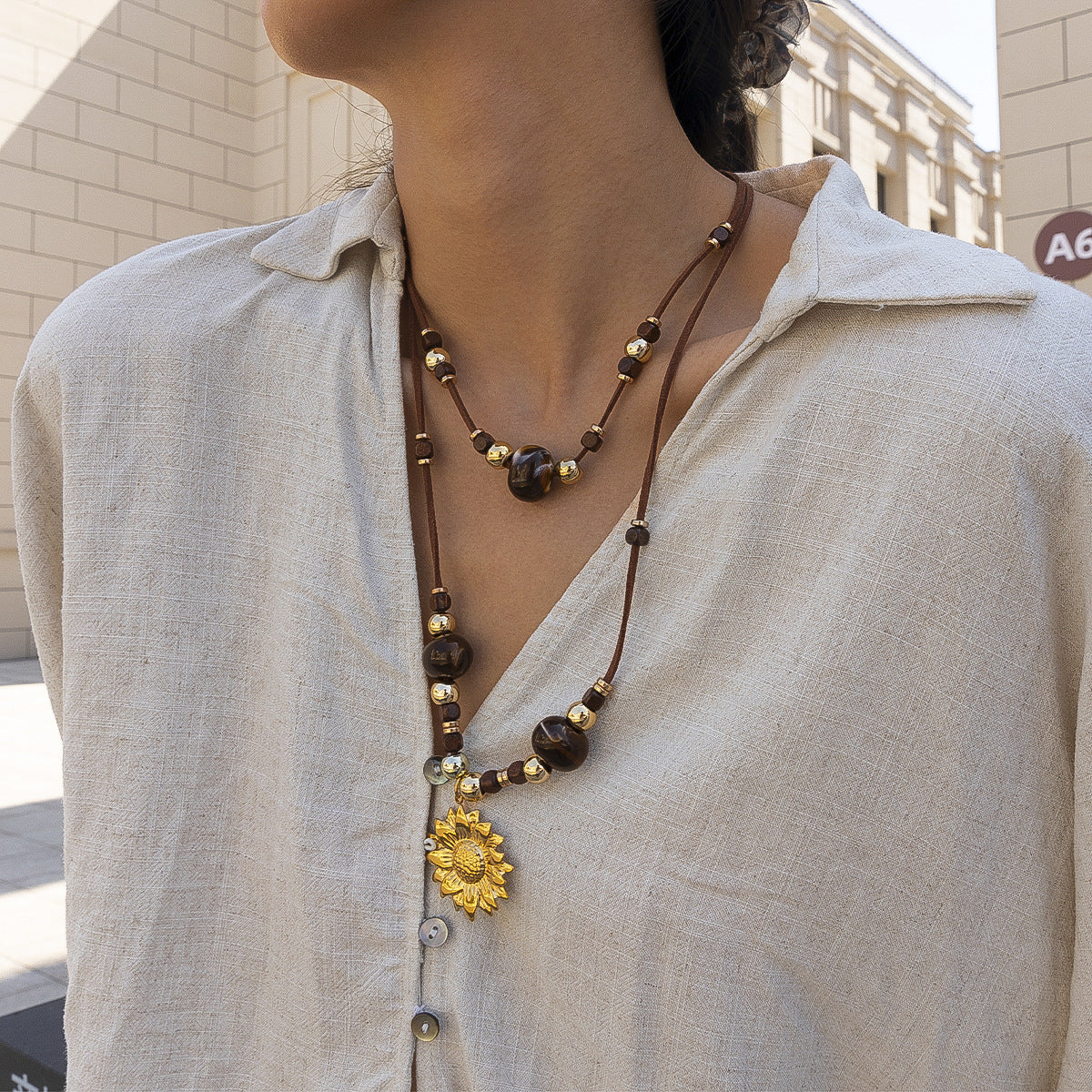 For Long Necklace Featuring Acrylic Material, Stylish And Lightweight Design