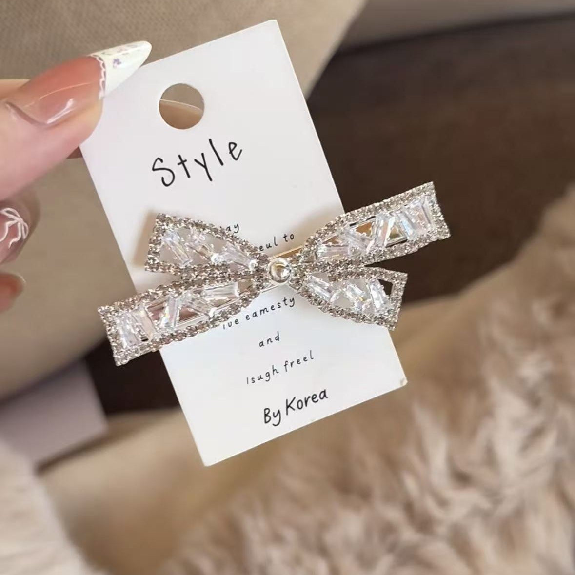 New Style Bow Tie Hairpin Hair Accessory For Elegant And Stylish Looks