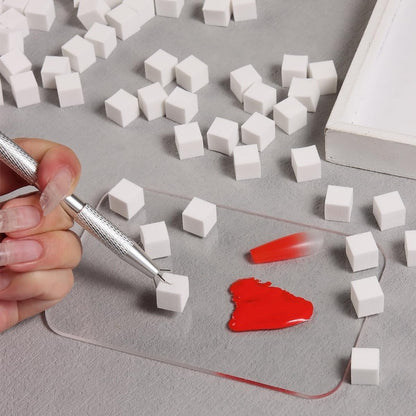 Sponge Brush Nail Art Tool Set For Precise And Easy Nail Design Application