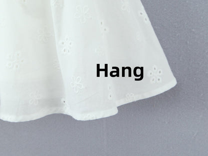 Sexy Sleeveless Embroidery Regular Dress In Polyester With Collarless Neckline, Knee-Length Style