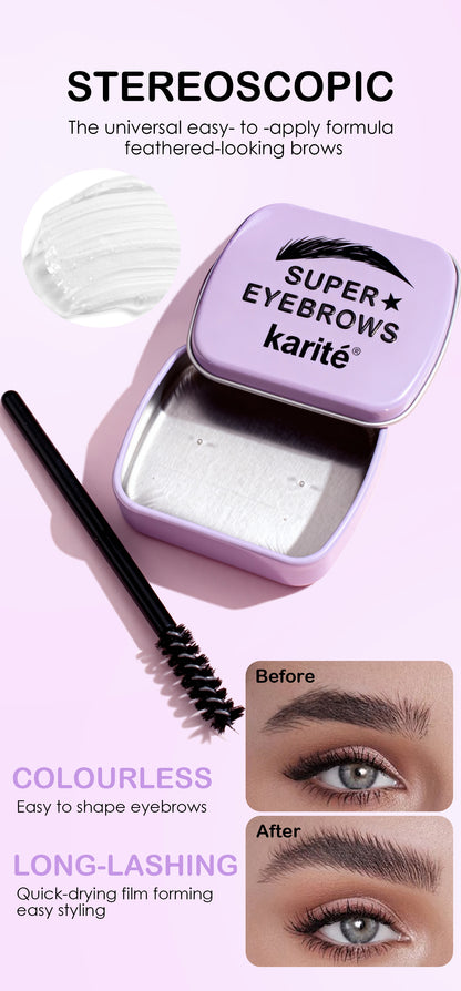 Transparent Eyebrow Pencil, Powder, And Gel Set For Natural-Looking Brows