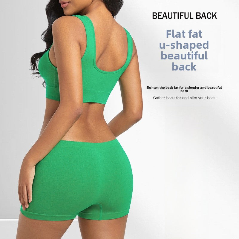 Sports Bra Back Beauty Full Coverage In Nylon Fabric Suitable For All Seasons