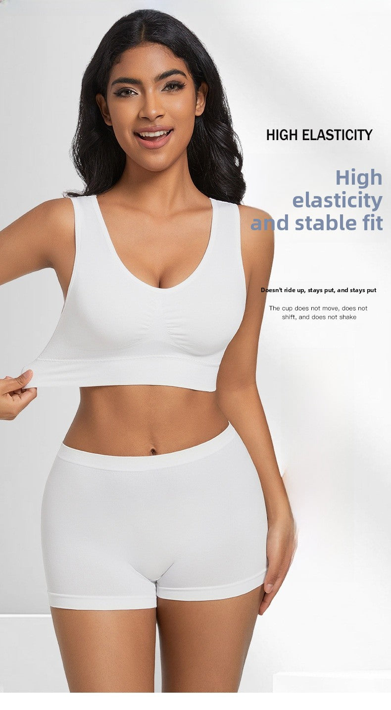 Sports Bra Back Beauty Full Coverage In Nylon Fabric Suitable For All Seasons