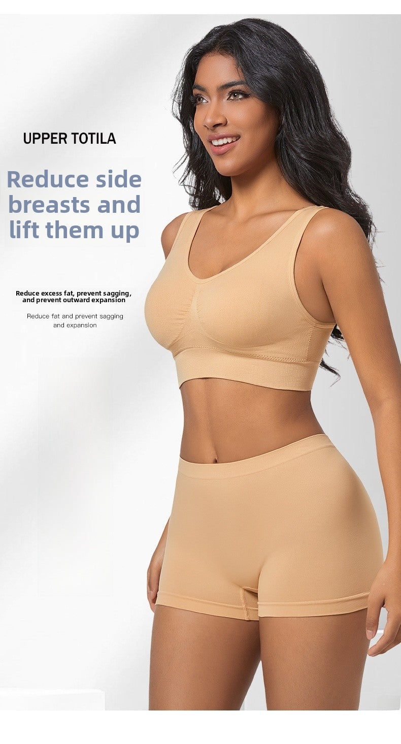 Sports Bra Back Beauty Full Coverage In Nylon Fabric Suitable For All Seasons