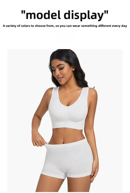 Sports Bra Back Beauty Full Coverage In Nylon Fabric Suitable For All Seasons