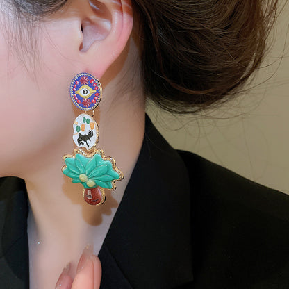 Golden Jewelry Set Featuring Heart Shape Design Made From Durable Alloy