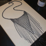 Necklace-Gun Black