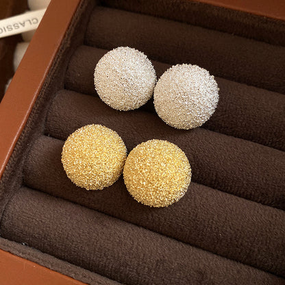 For Stud Earrings In Golden Alloy, Elegant And Durable Jewelry Accessory