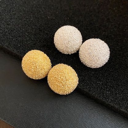 For Stud Earrings In Golden Alloy, Elegant And Durable Jewelry Accessory